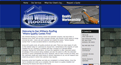 Desktop Screenshot of danwilliamsroofing.com